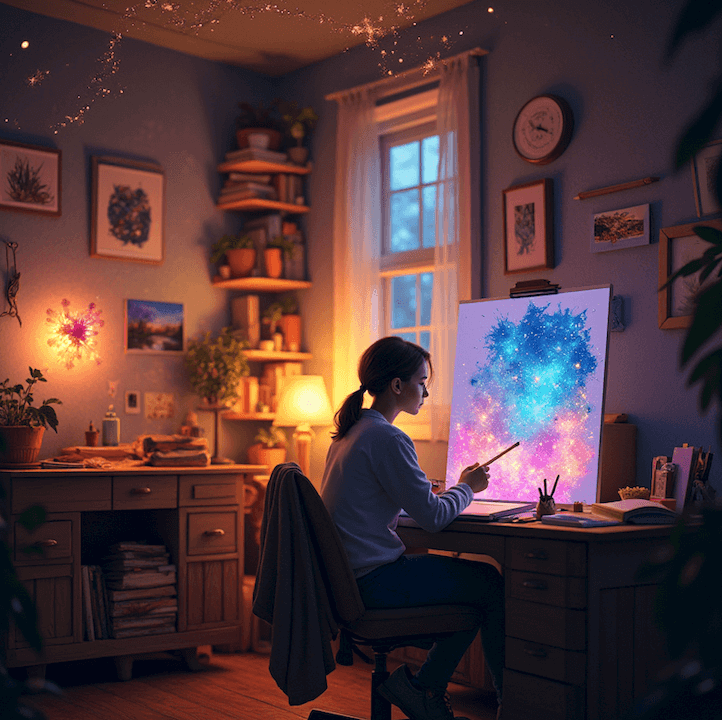 Creative digital art AI image generators.