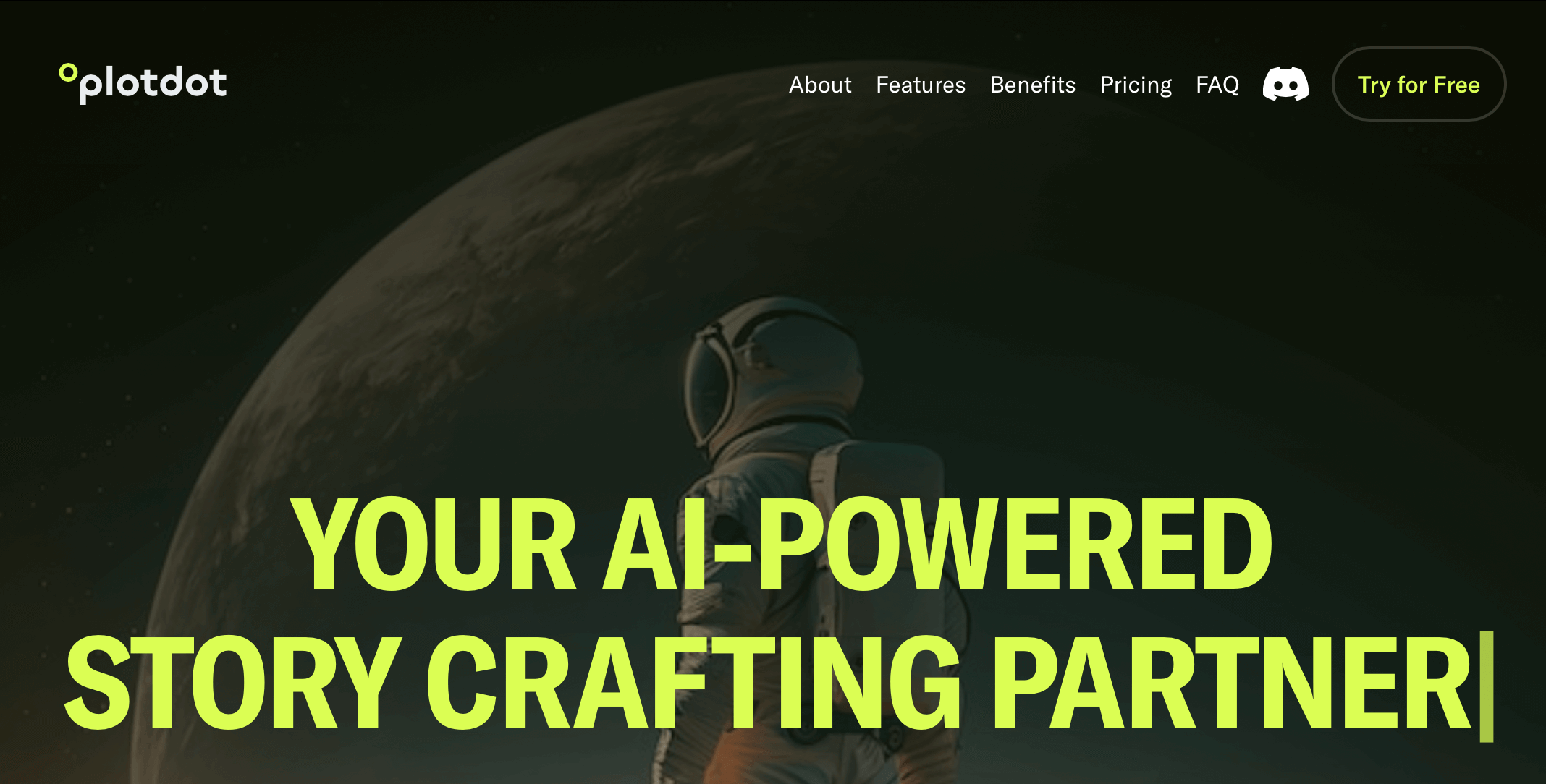 AI tool for fiction plot and character development.