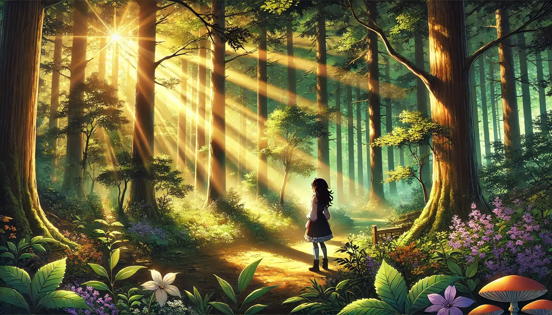 Image created by Dalle for a story about forest.