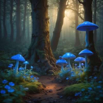 Artbreeder forest based on AI prompt.