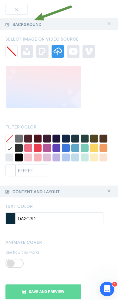 Customize cover page of Better Proposals.