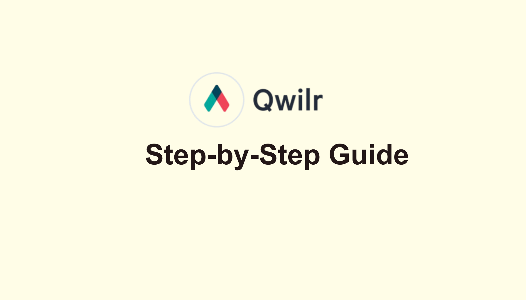 Qwilr a step by step guide.