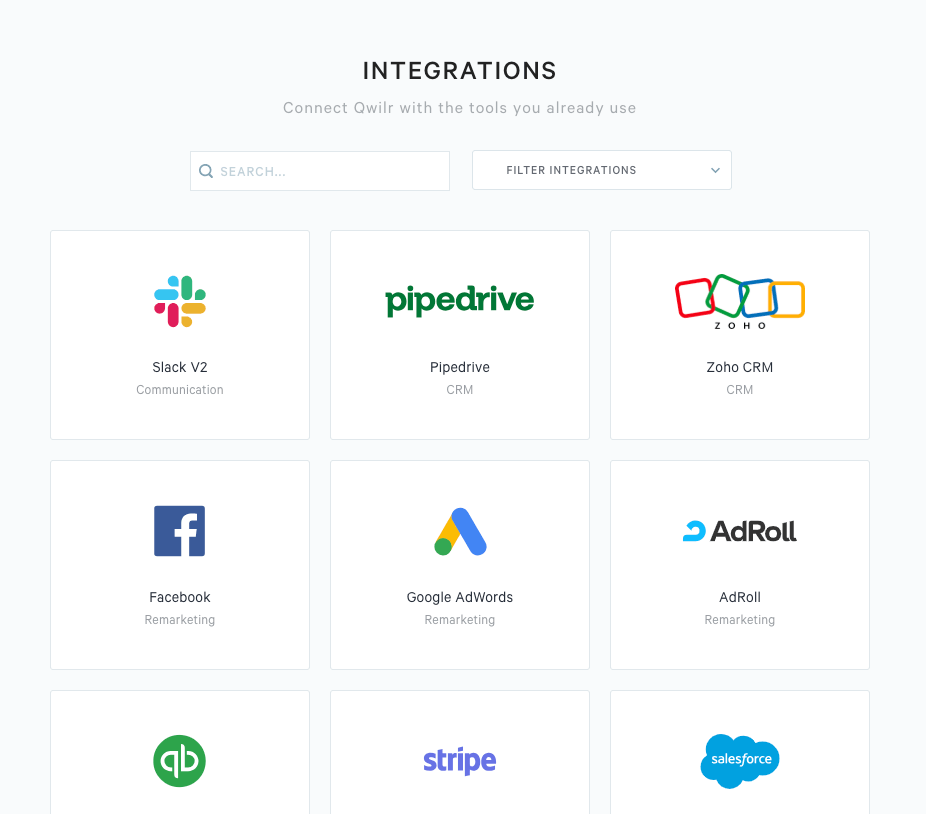 Qwilr integrates with popular tools to streamline sales workflow and improve efficiency.
