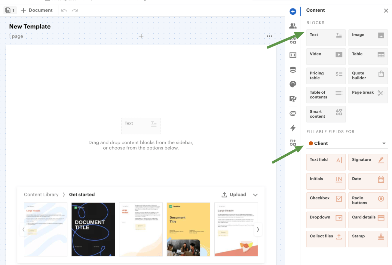 Starting with a blank document.